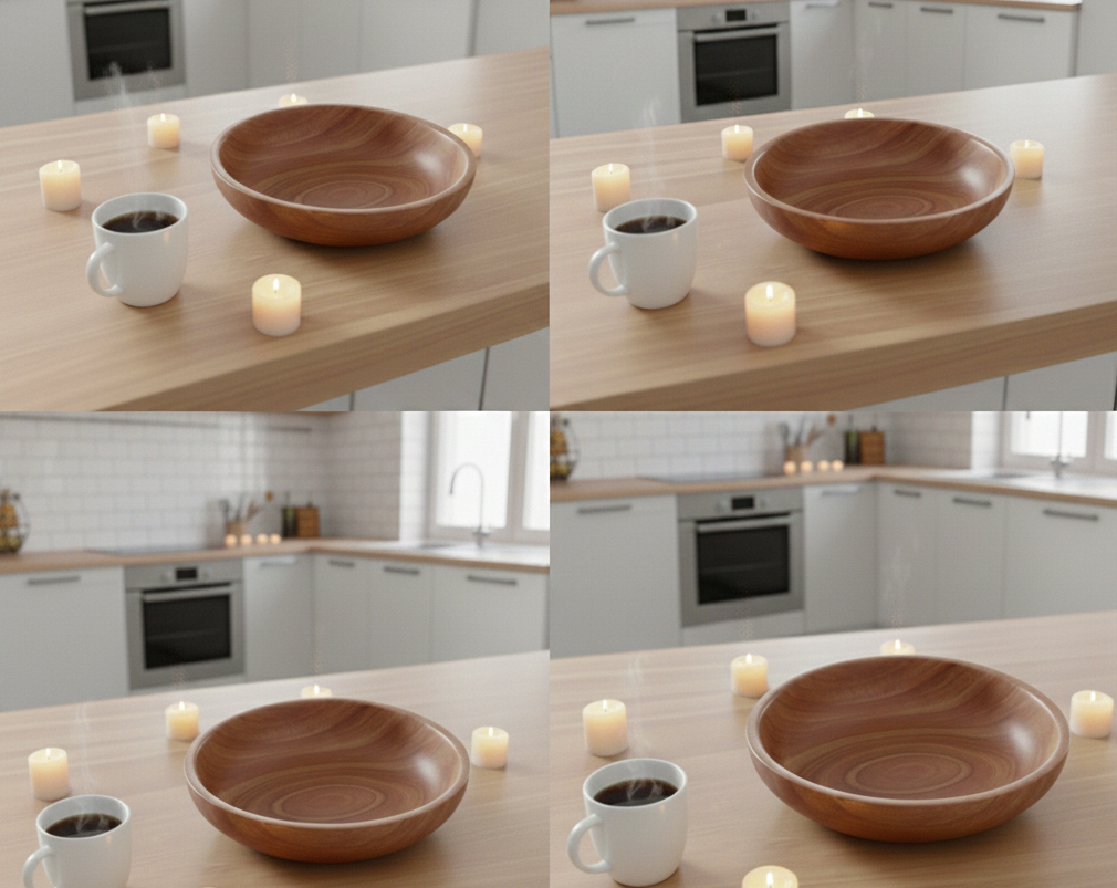 15cm Wooden Bowl in Egypt بوله خشب 15 سم في مصر