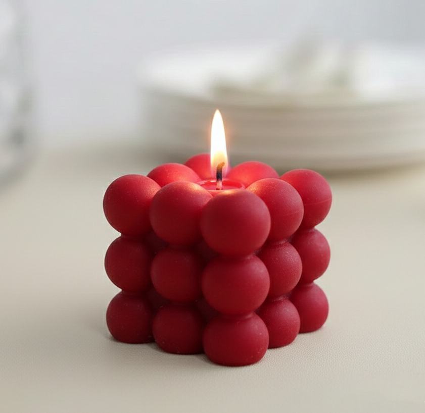 Squared Circles Candle