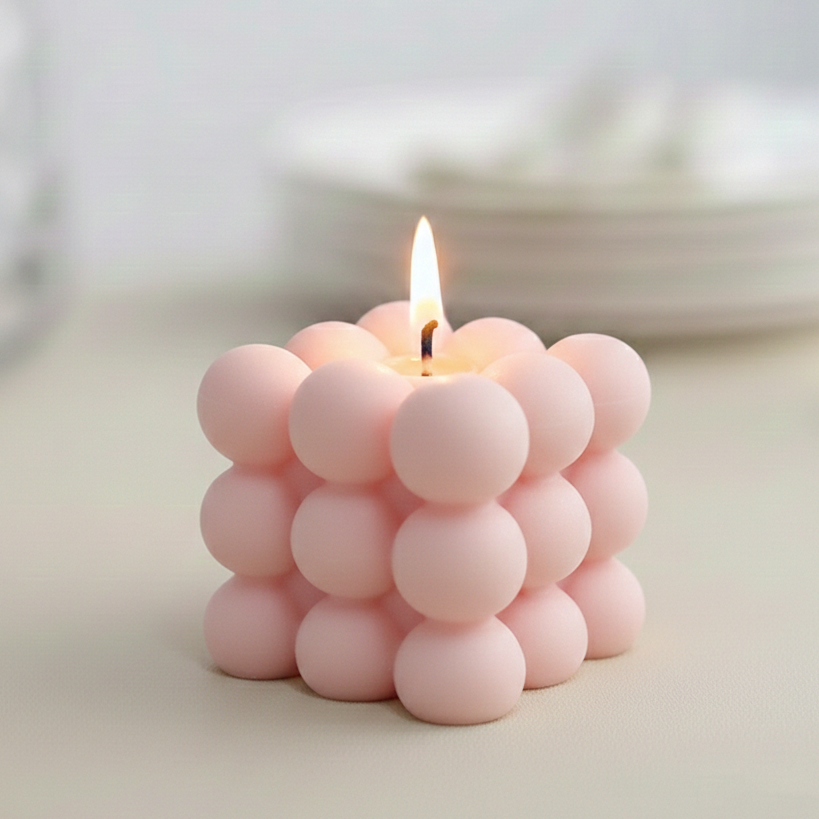 Squared Circles Candle